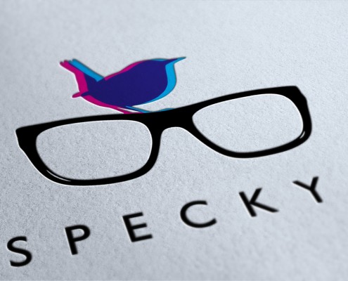 The Specky Wren Opticians Logo Design Brighton