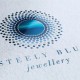 Jewellery Logo Design Brighton Brand identity Steely Blue
